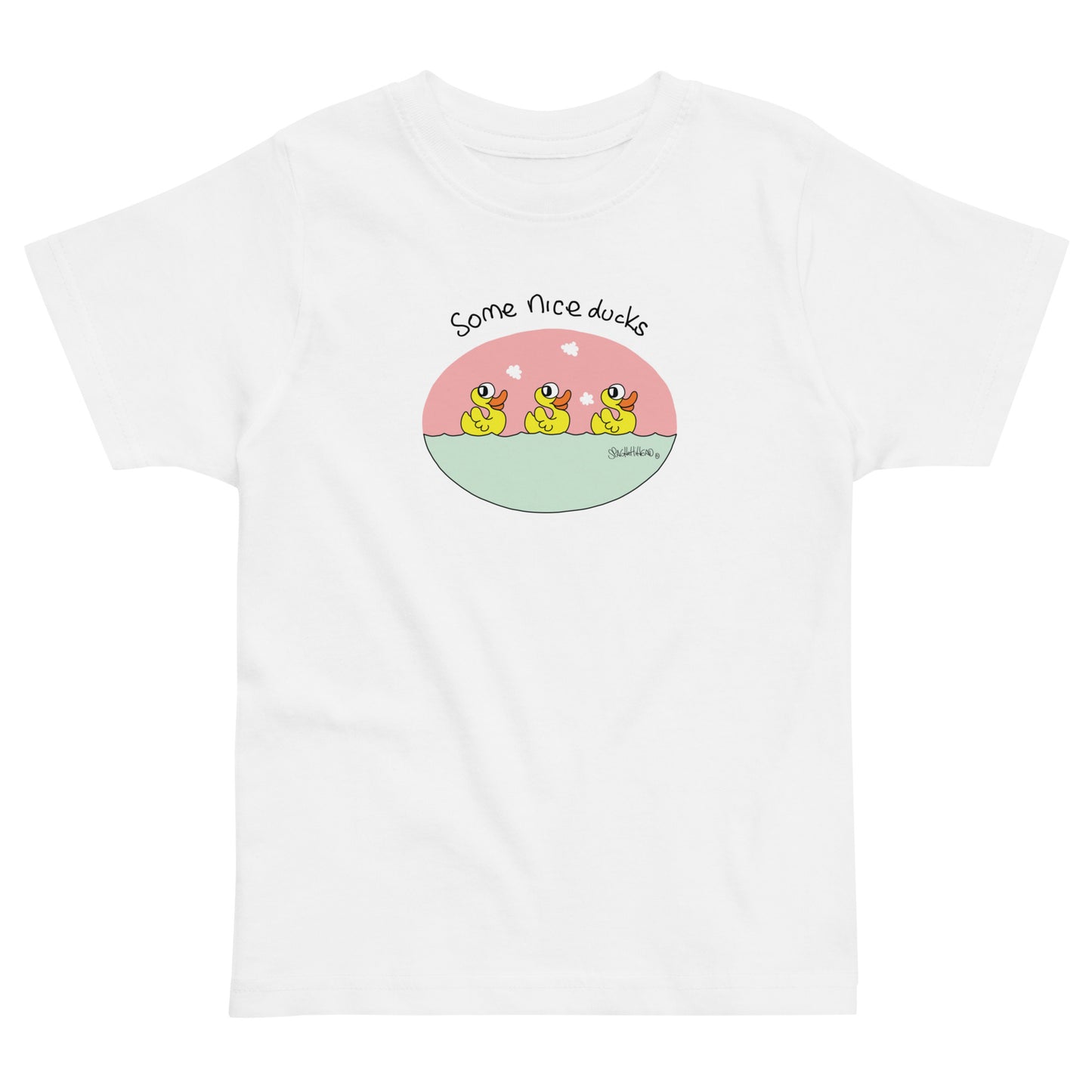 Some nice ducks - Toddler jersey t-shirt