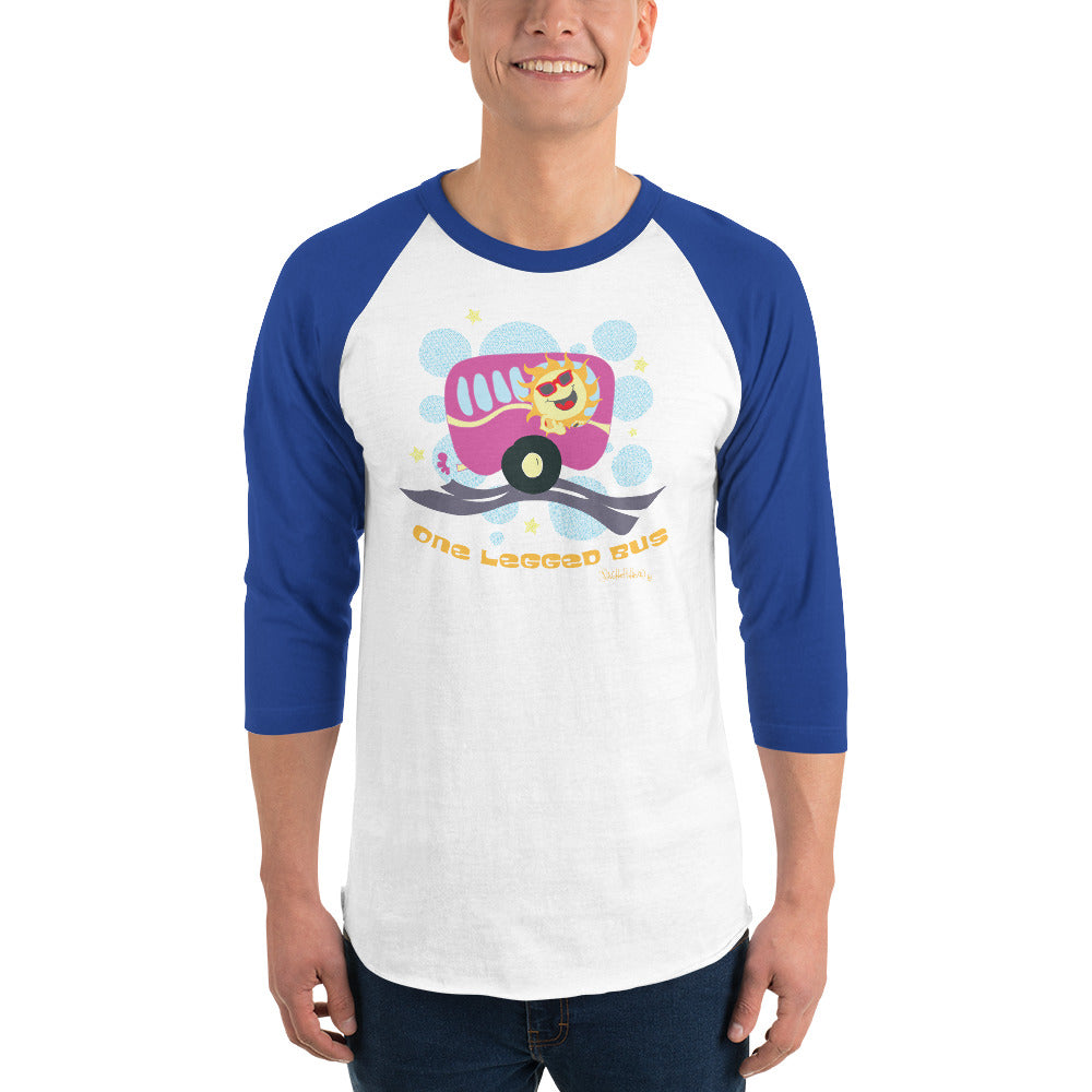 One legged bus - 3/4 sleeve raglan shirt