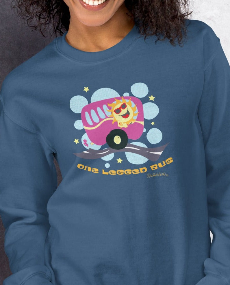 One Legged Bus - Womens Sweatshirt