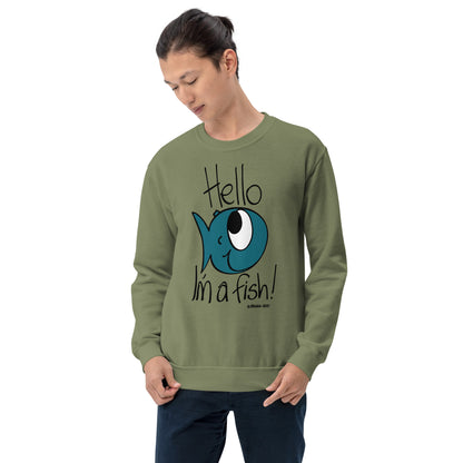 Hello, I'm a Fish! - Men's Sweatshirt