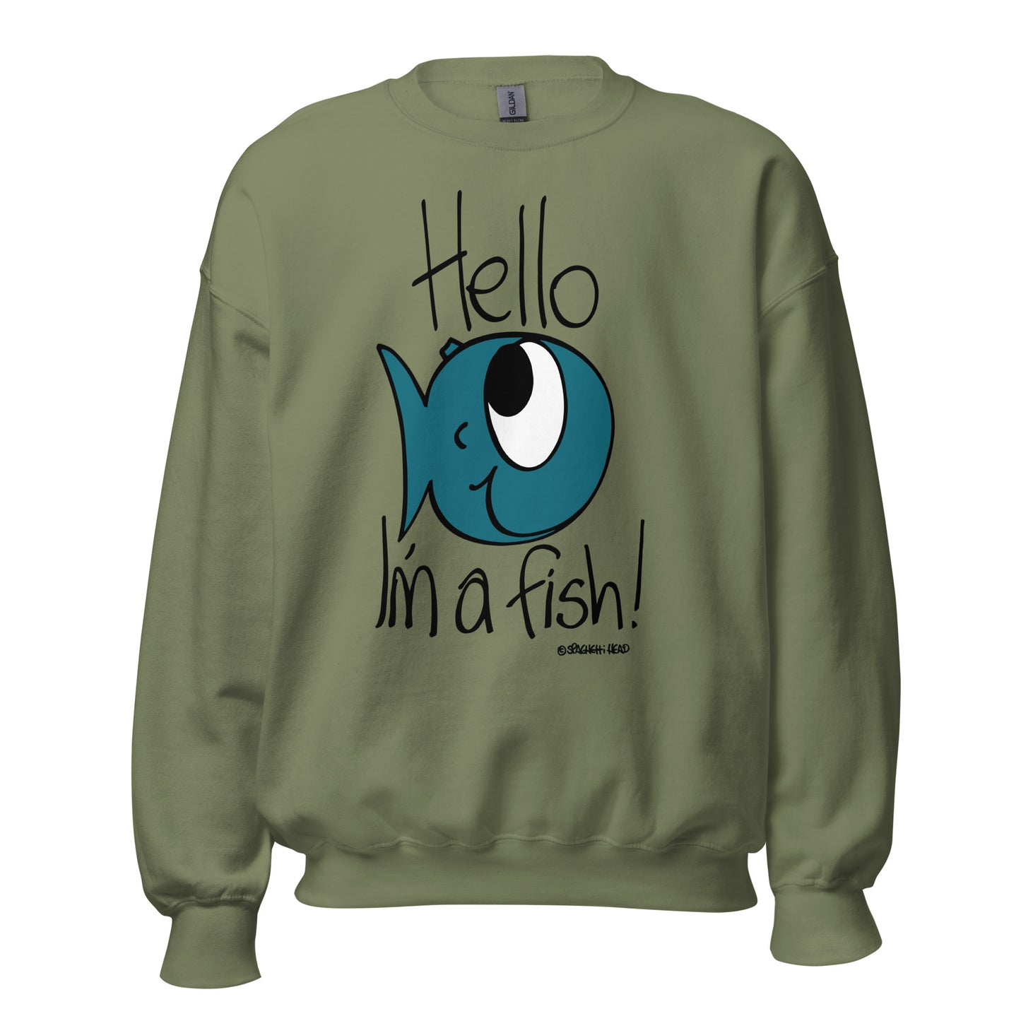 Hello, I'm a Fish! - Men's Sweatshirt