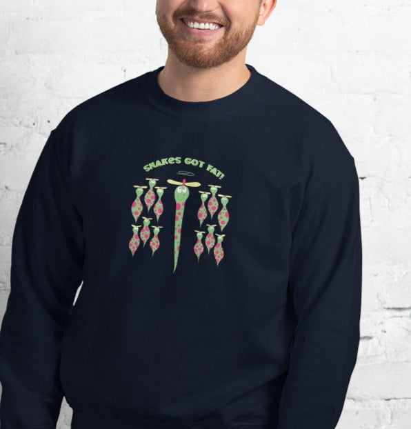 Snakes got Fat! - Mens Sweatshirt