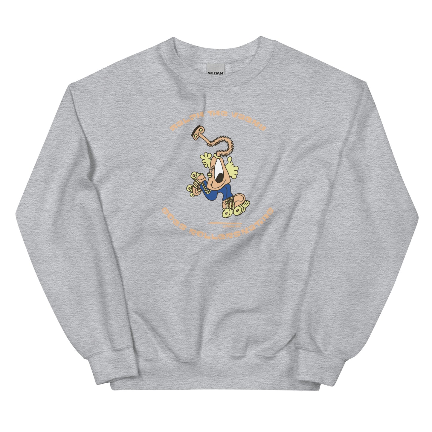 Ralph the Vacky goes Rollerskating - Womens Sweatshirt