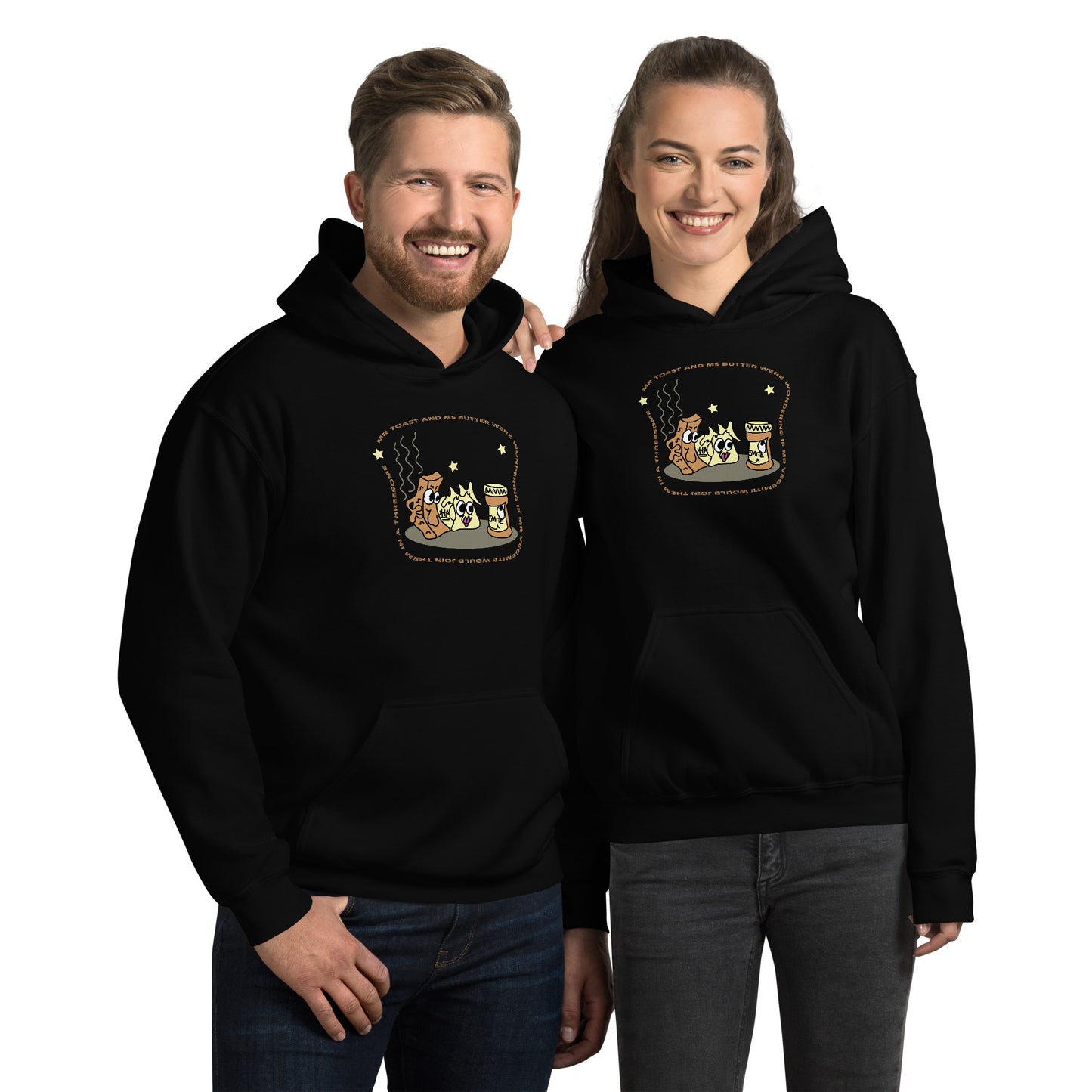 Mr Toast and Ms Butter - Women's Hoodie