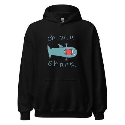 Oh no, a shark - Men's Hoodie