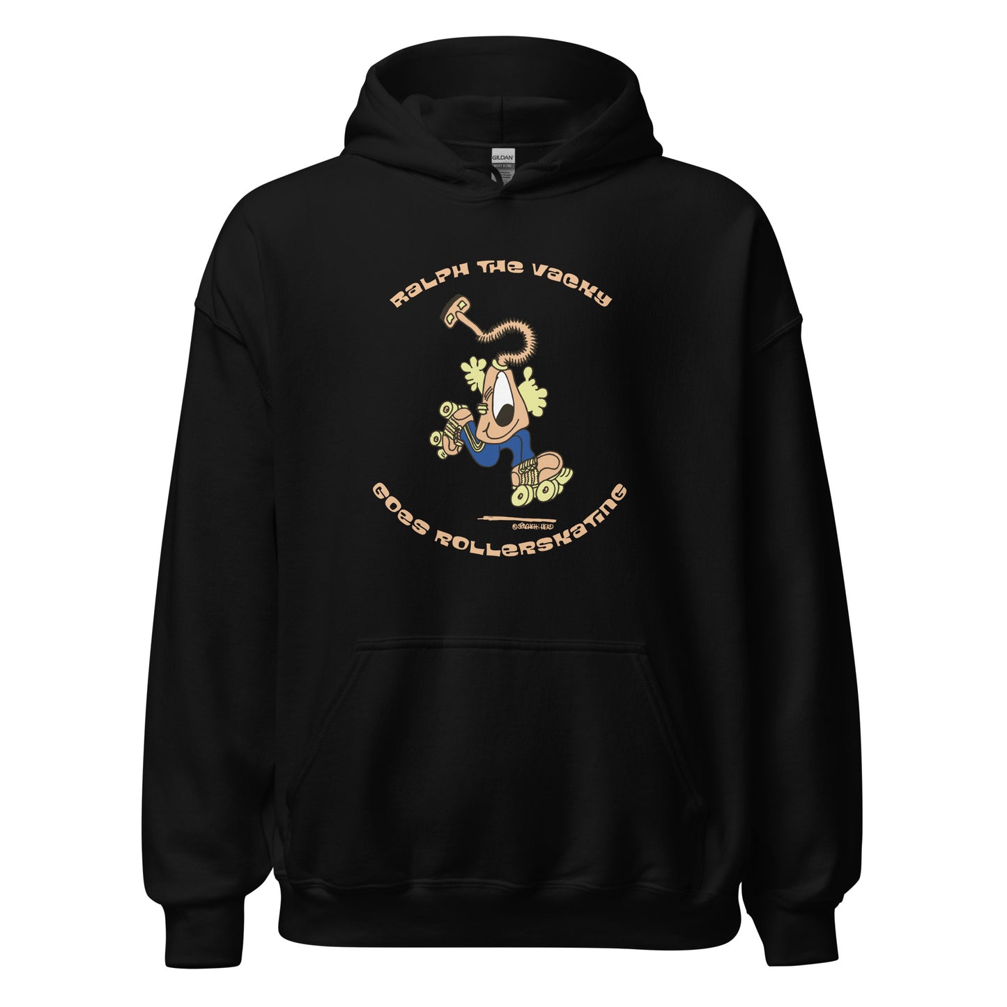 Ralph the Vacky goes Rollerskating - Men's Hoodie