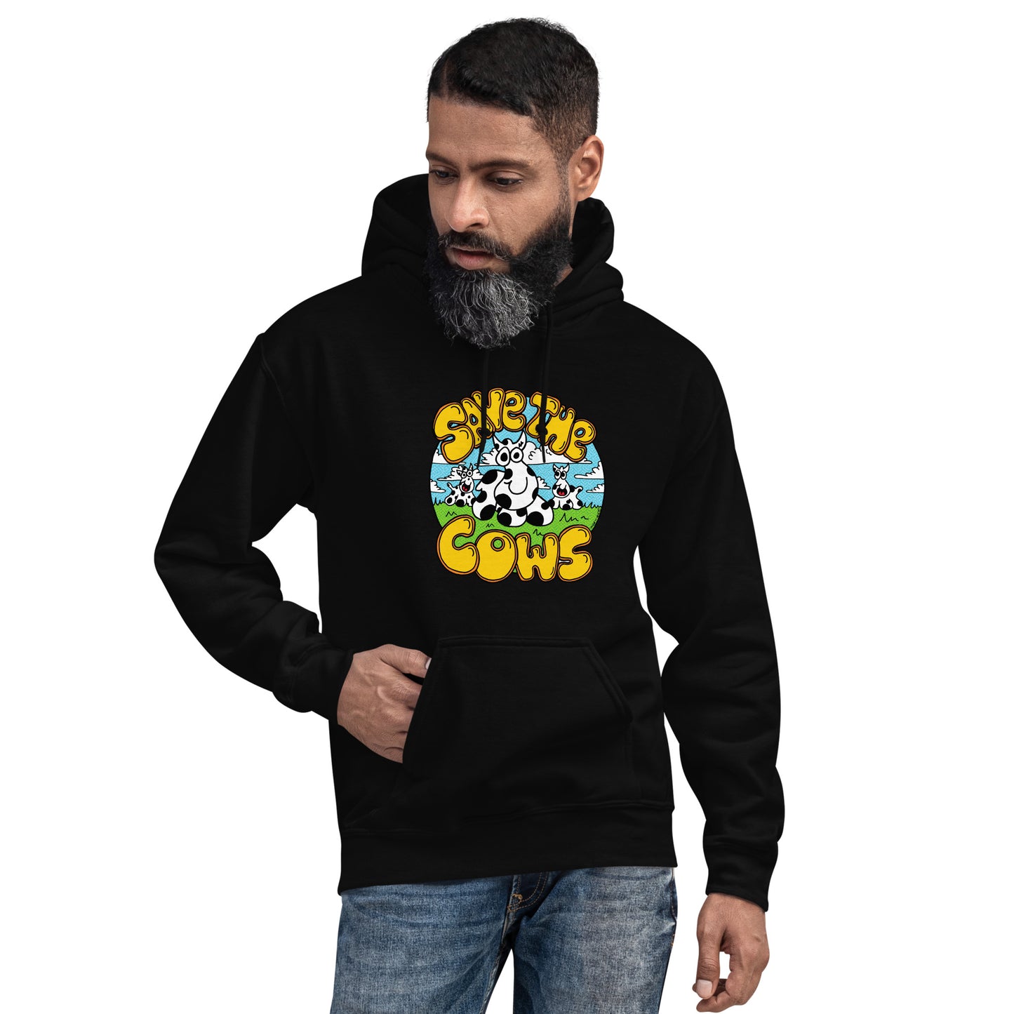 Save the Cows - Men's Hoodie