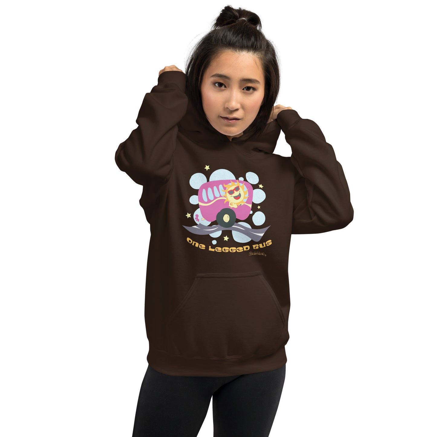 A one legged bus  Women's Hoodie