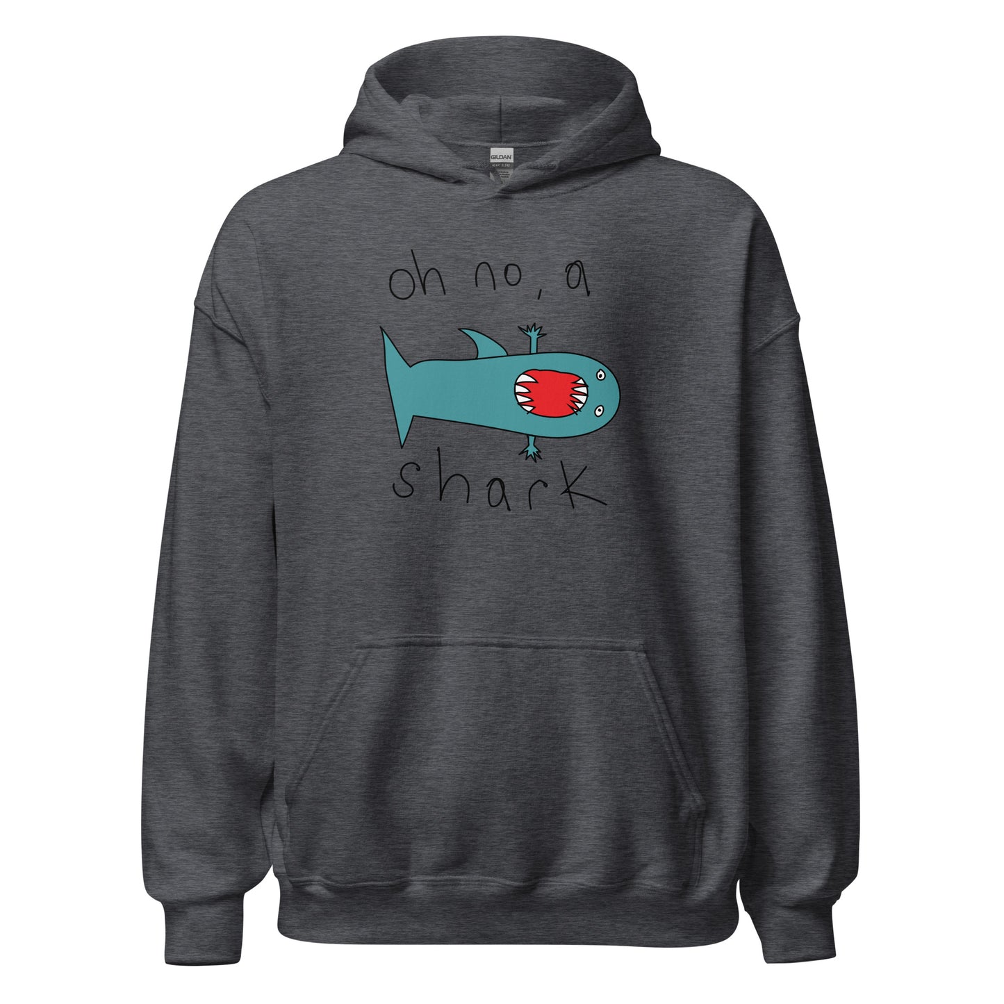 Oh no, a shark - Women's Hoodie