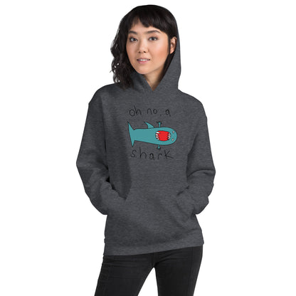 Oh no, a shark - Women's Hoodie