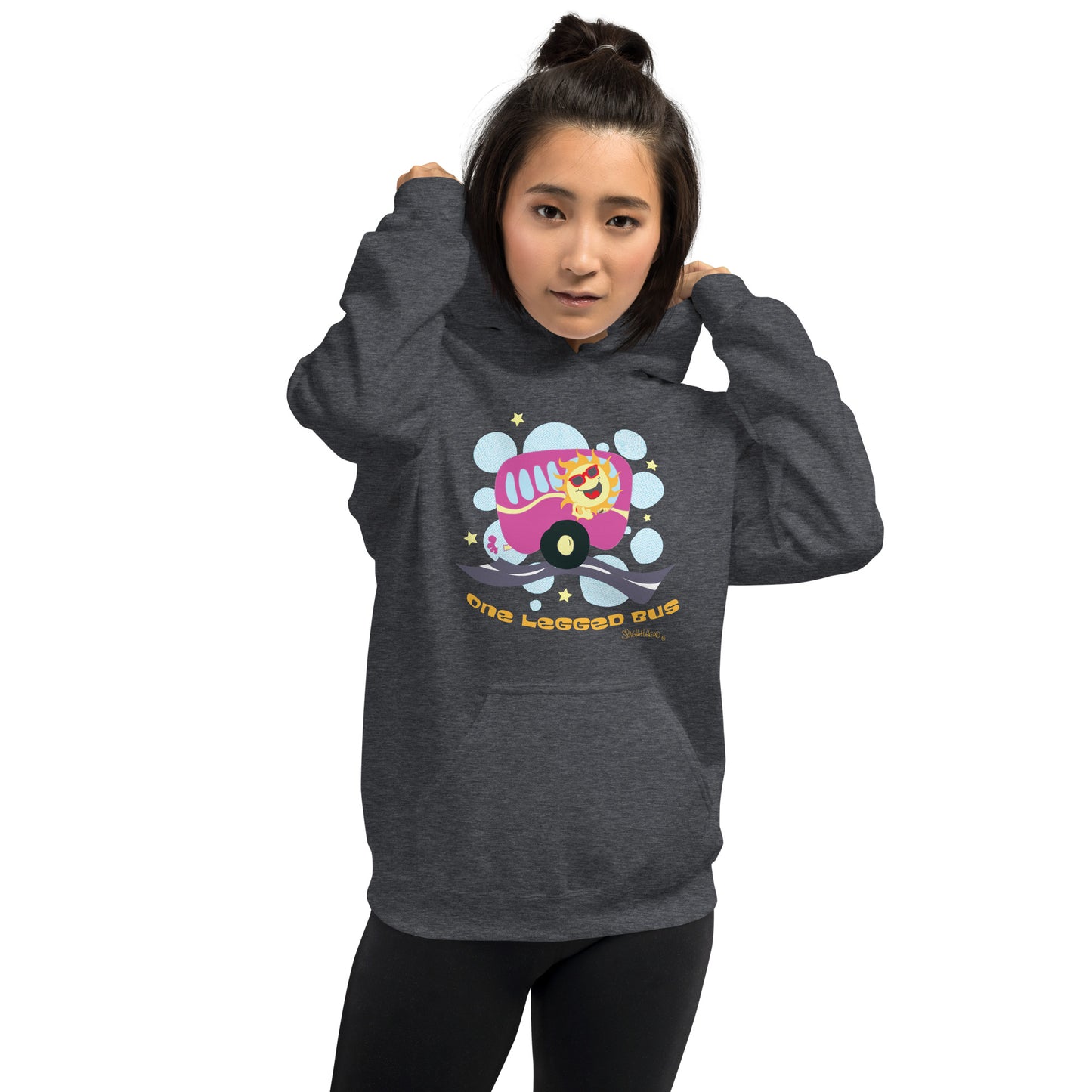 A one legged bus  Women's Hoodie