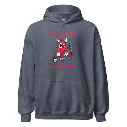 Satan gets ready for the beach - Women's Hoodie