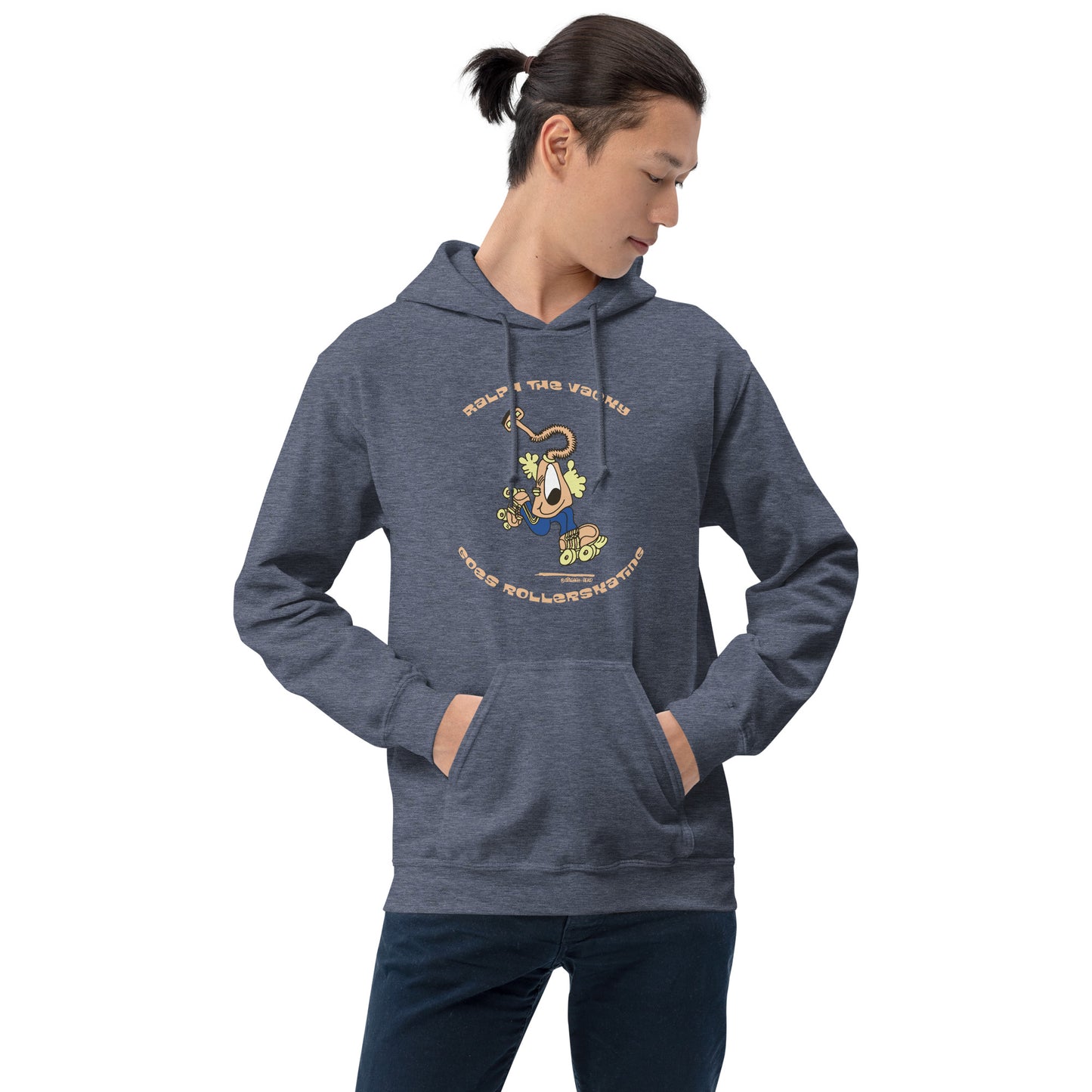 Ralph the Vacky goes Rollerskating - Men's Hoodie