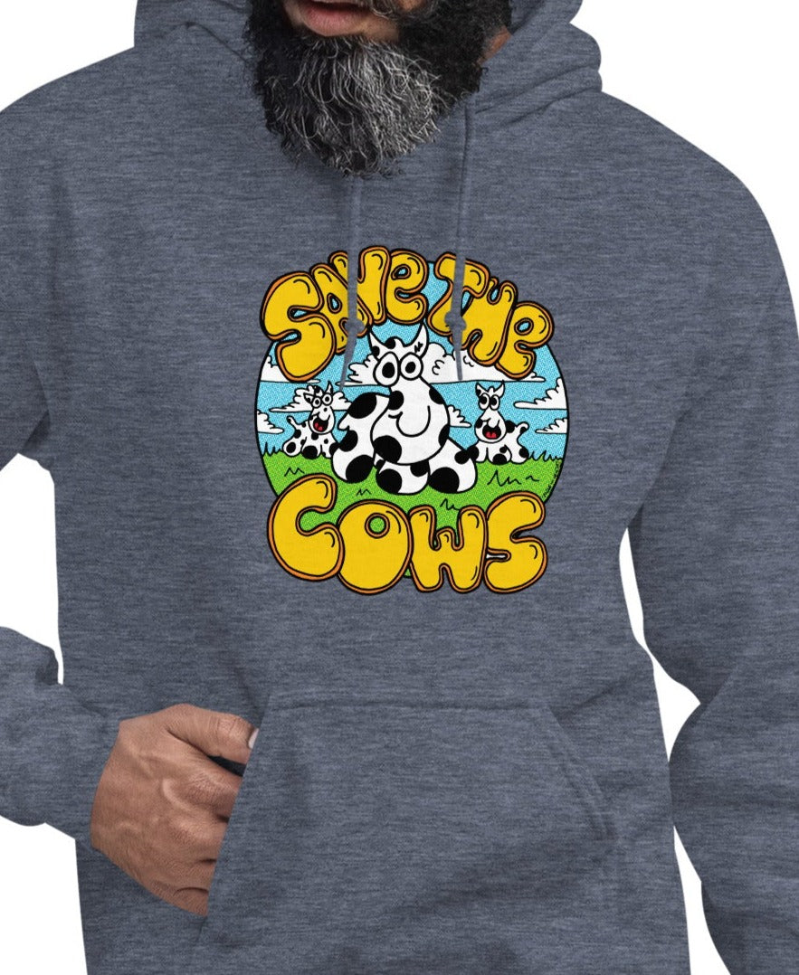 Save the Cows - Men's Hoodie