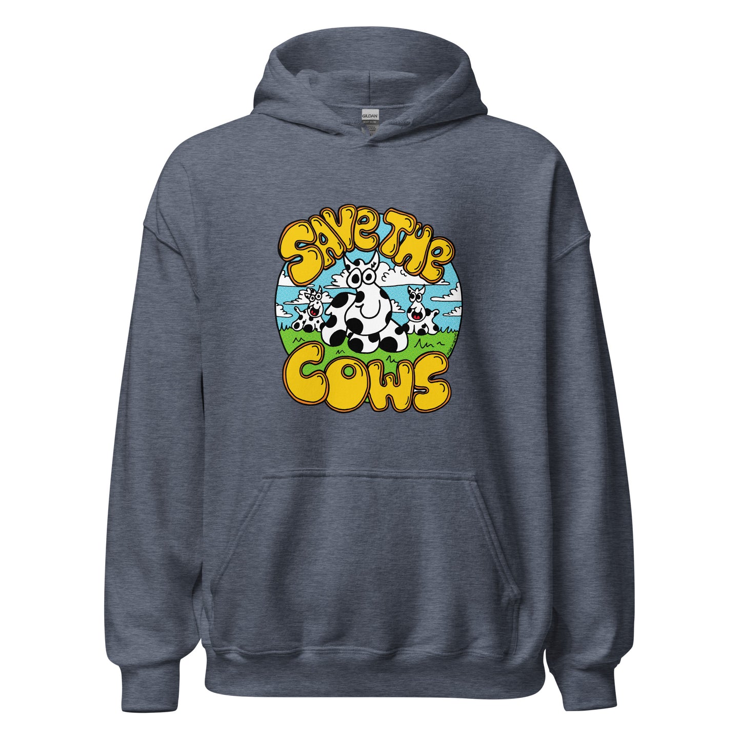 Save the Cows - Men's Hoodie