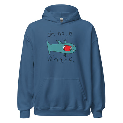 Oh no, a shark - Women's Hoodie