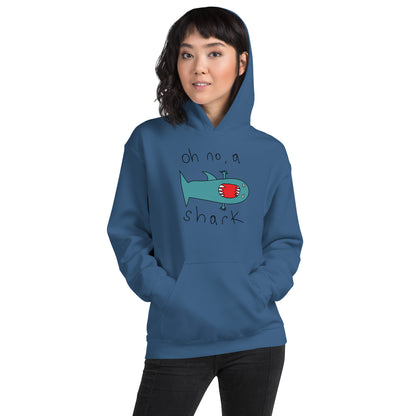 Oh no, a shark - Women's Hoodie