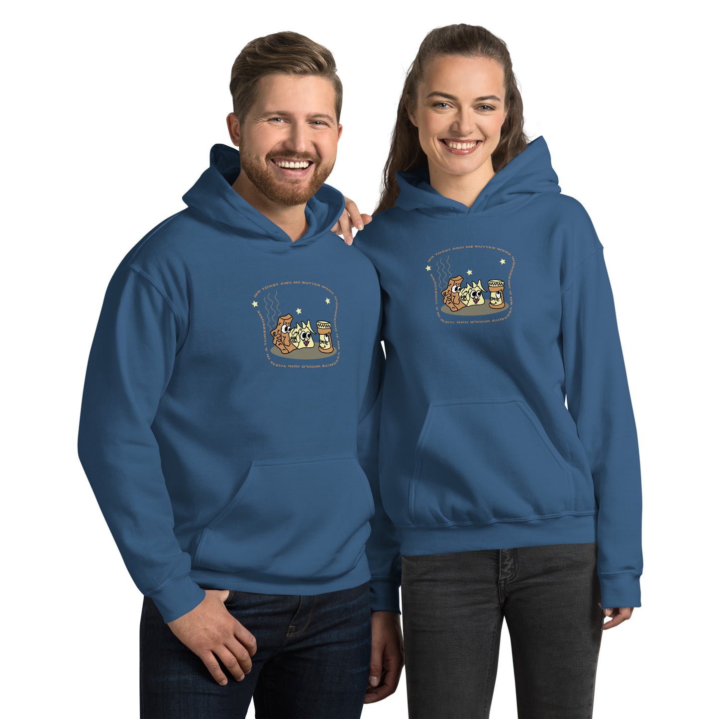 Mr Toast and Ms Butter - Men's Hoodie