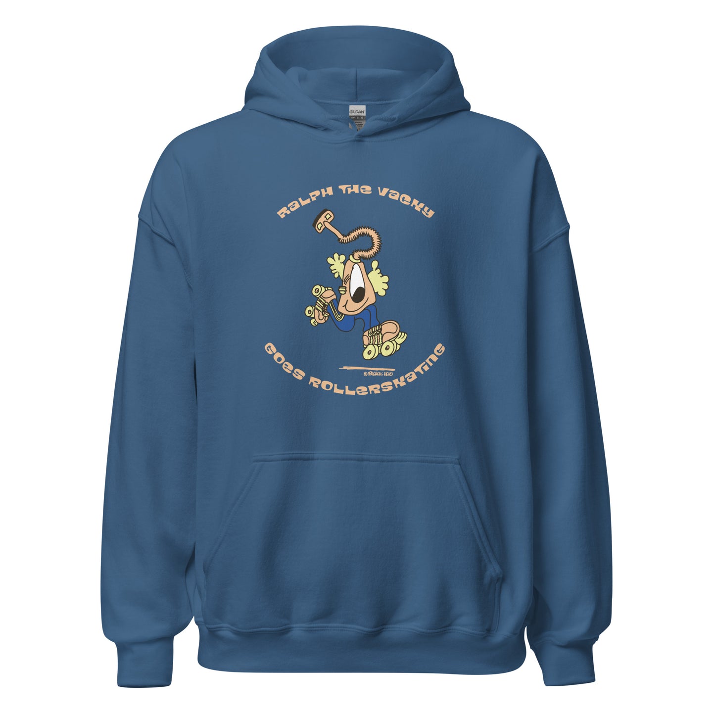 Ralph the Vacky goes Rollerskating - Men's Hoodie