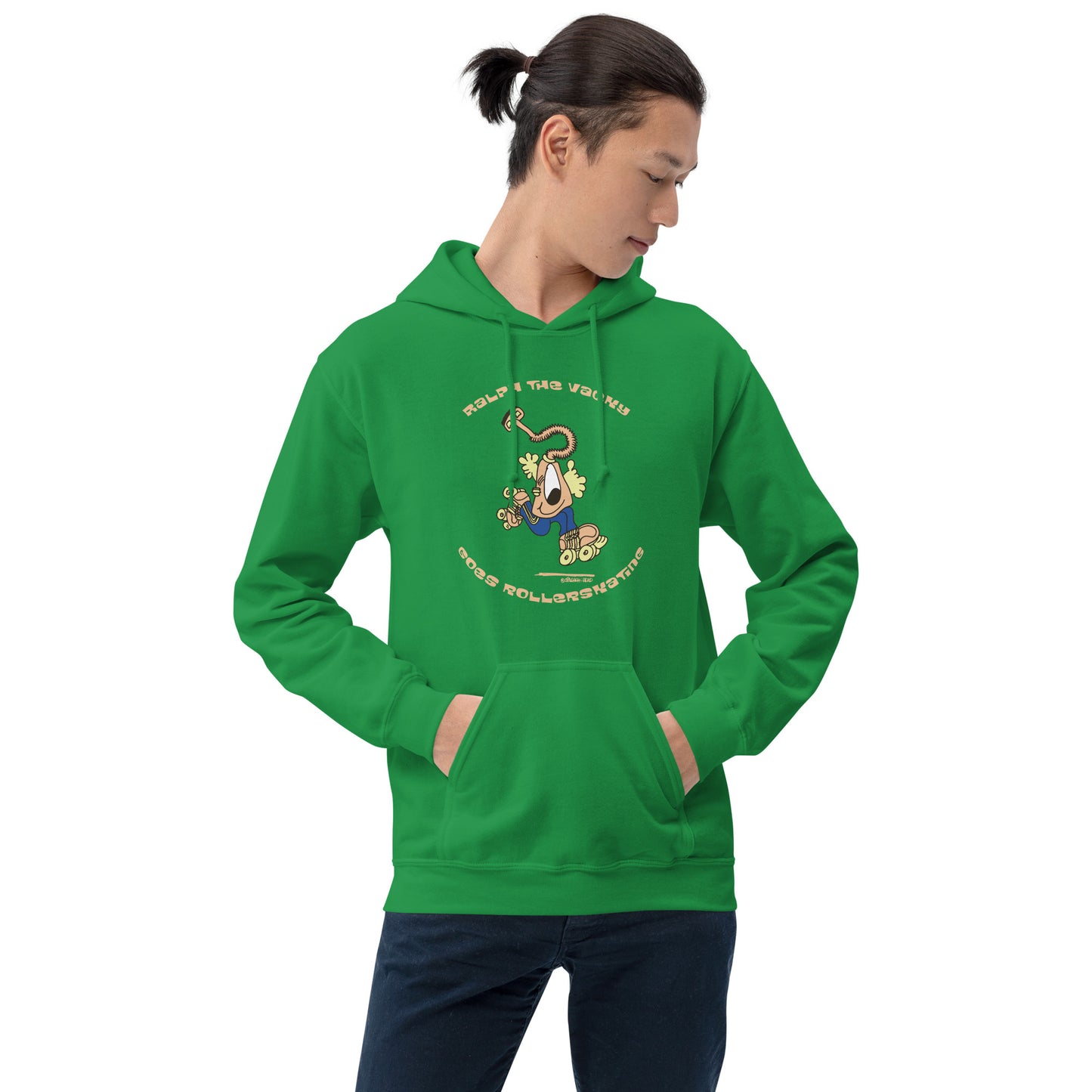 Ralph the Vacky goes Rollerskating - Men's Hoodie