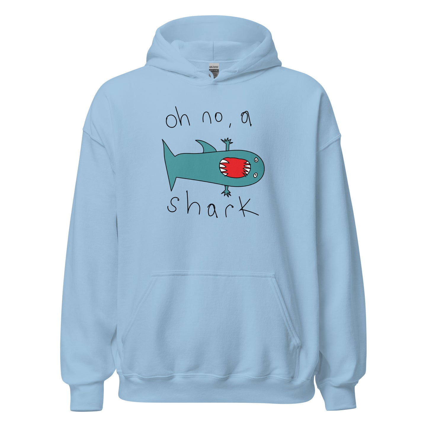 Oh no, a shark - Women's Hoodie