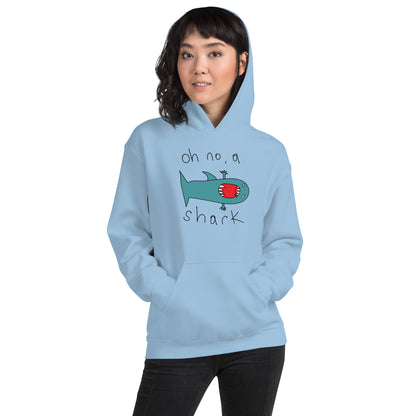 Oh no, a shark - Women's Hoodie