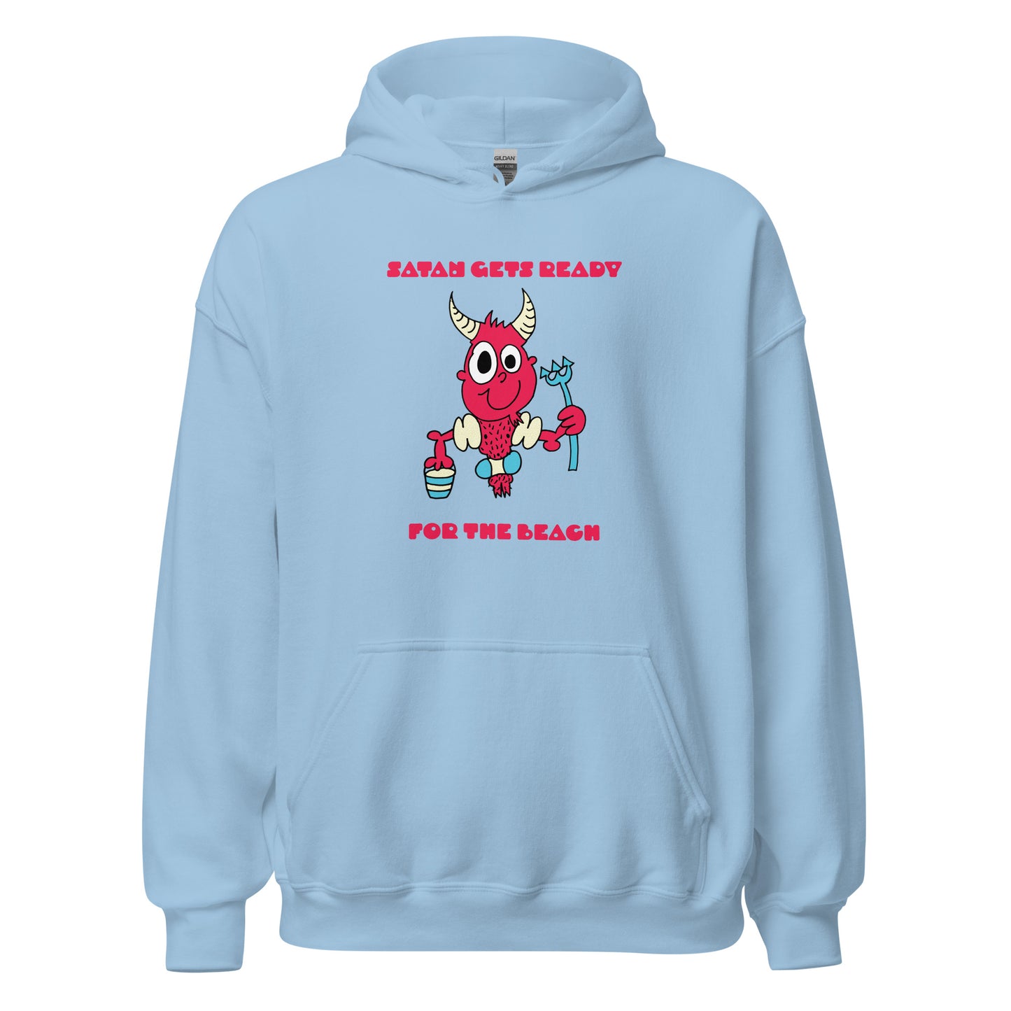 Satan gets ready for the beach - Women's Hoodie