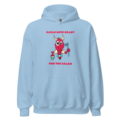 Satan gets ready for the beach - Women's Hoodie