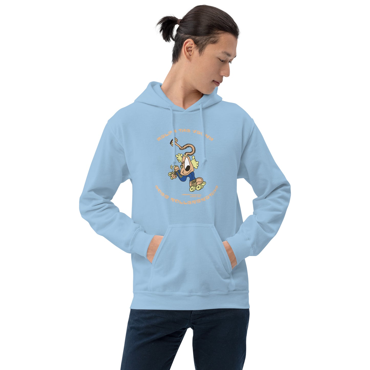 Ralph the Vacky goes Rollerskating - Men's Hoodie