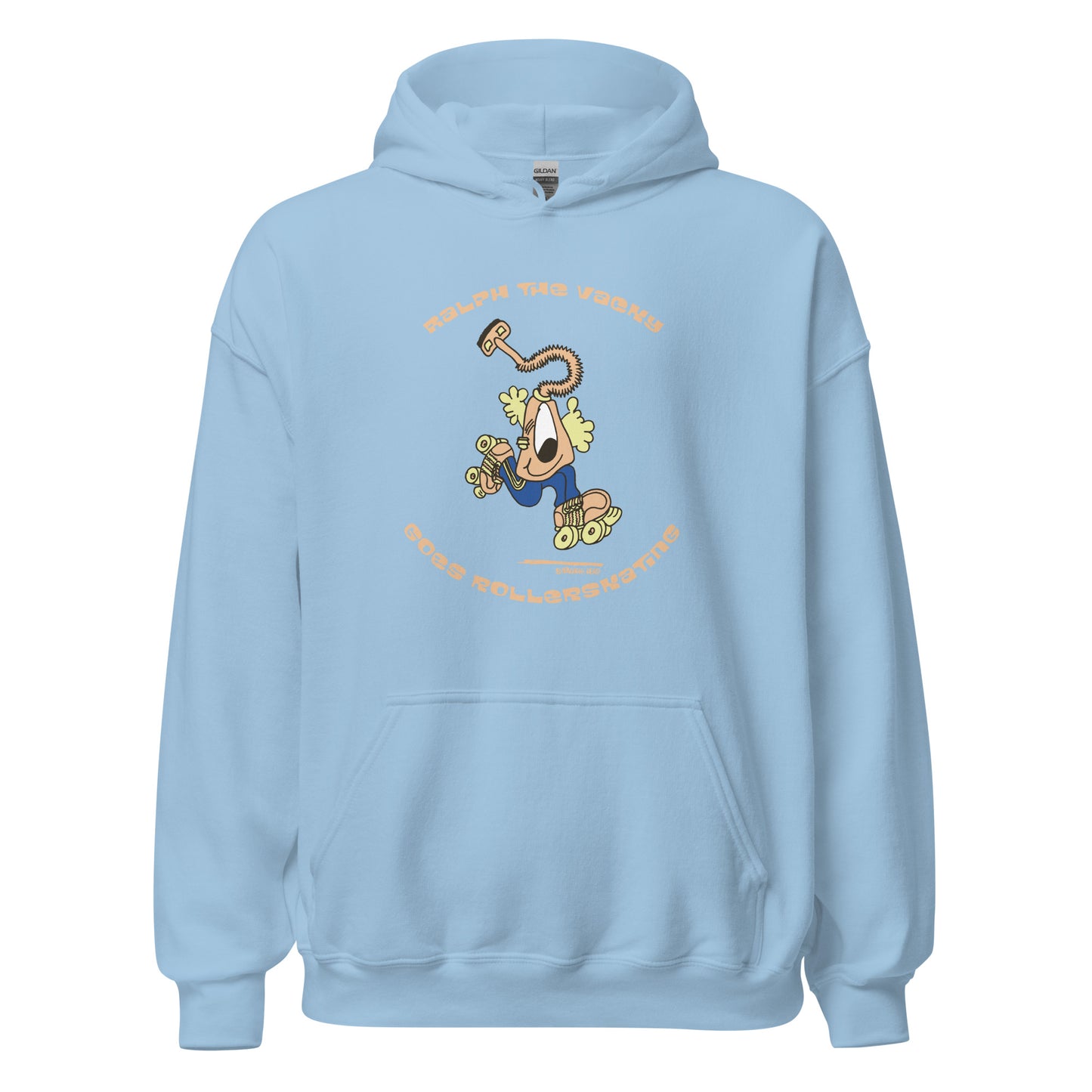 Ralph the Vacky goes Rollerskating - Men's Hoodie