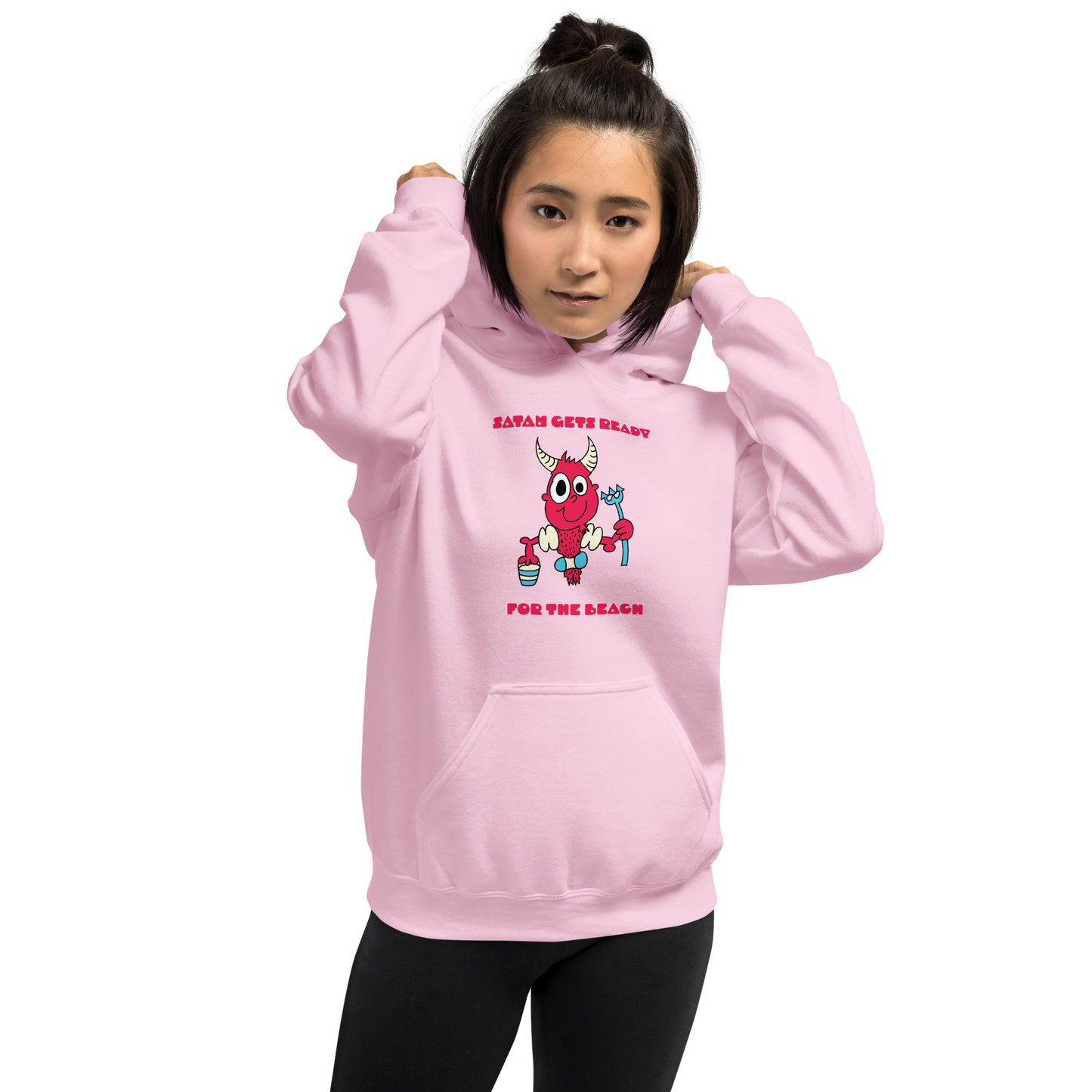 Satan gets ready for the beach - Women's Hoodie