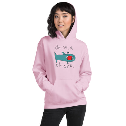 Oh no, a shark - Women's Hoodie