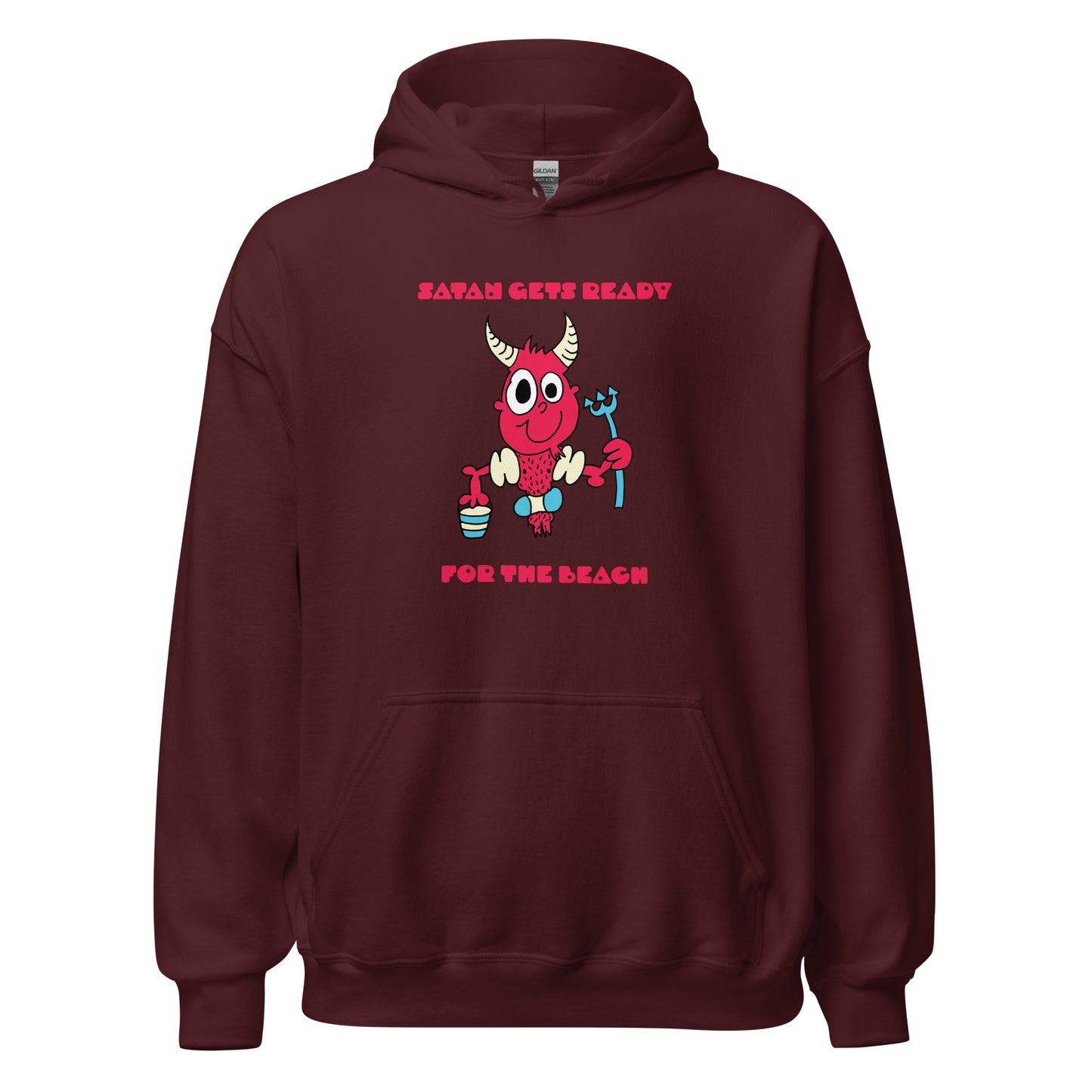 Satan gets ready for the beach - Women's Hoodie