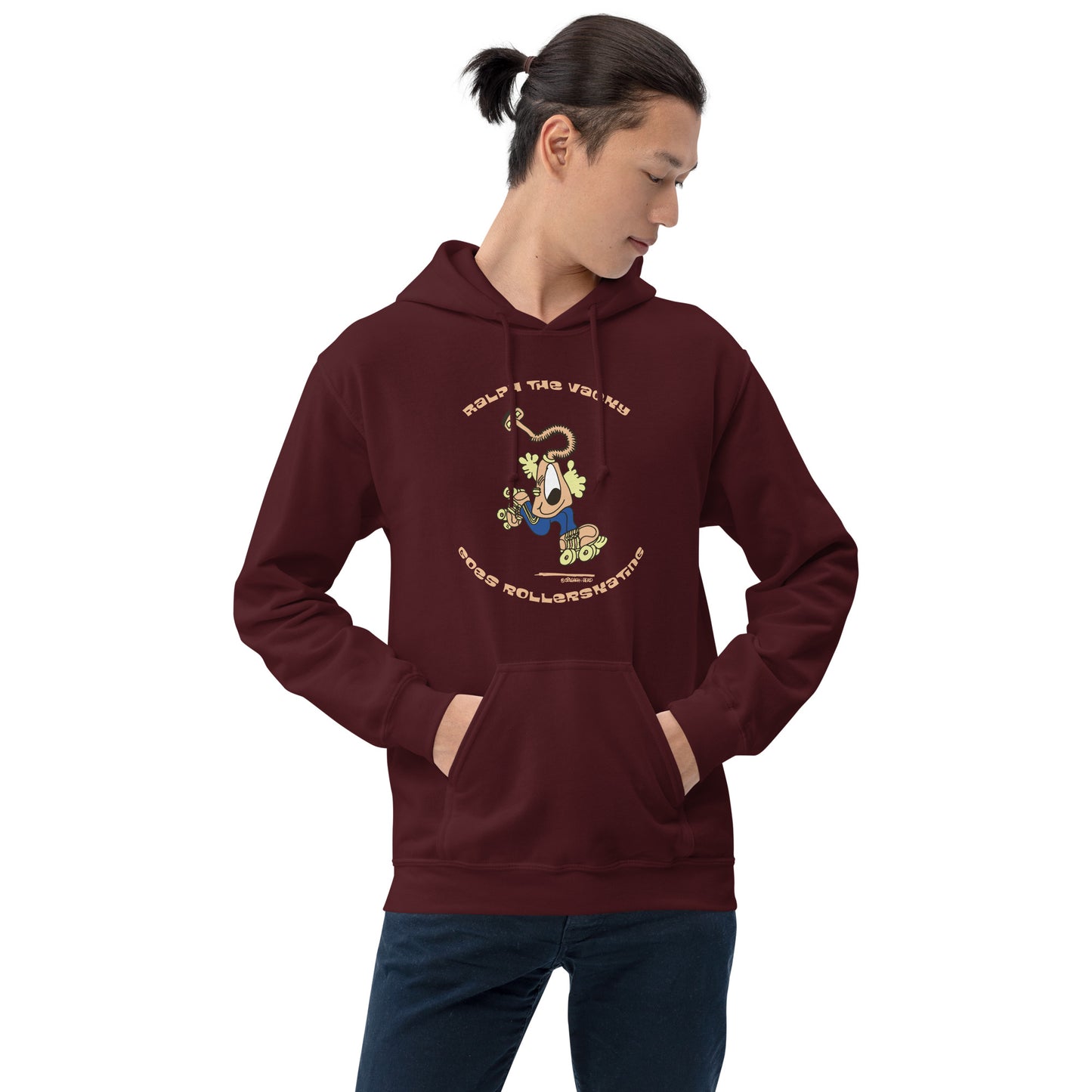 Ralph the Vacky goes Rollerskating - Men's Hoodie