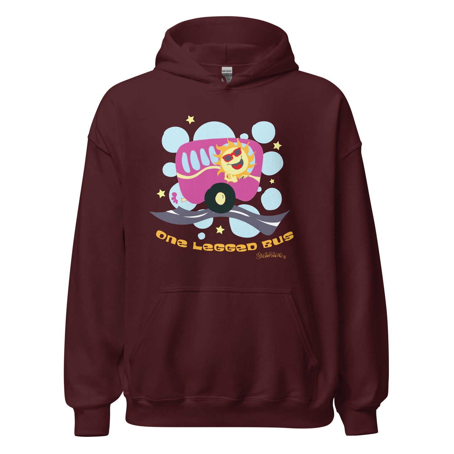 A one legged bus  Women's Hoodie