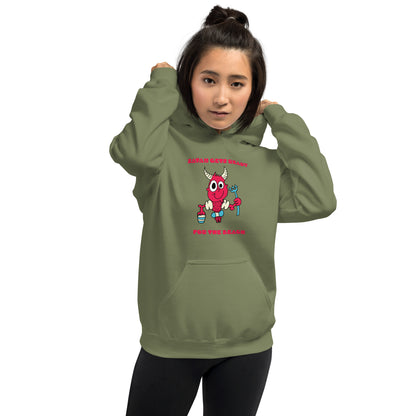 Satan gets ready for the beach - Women's Hoodie