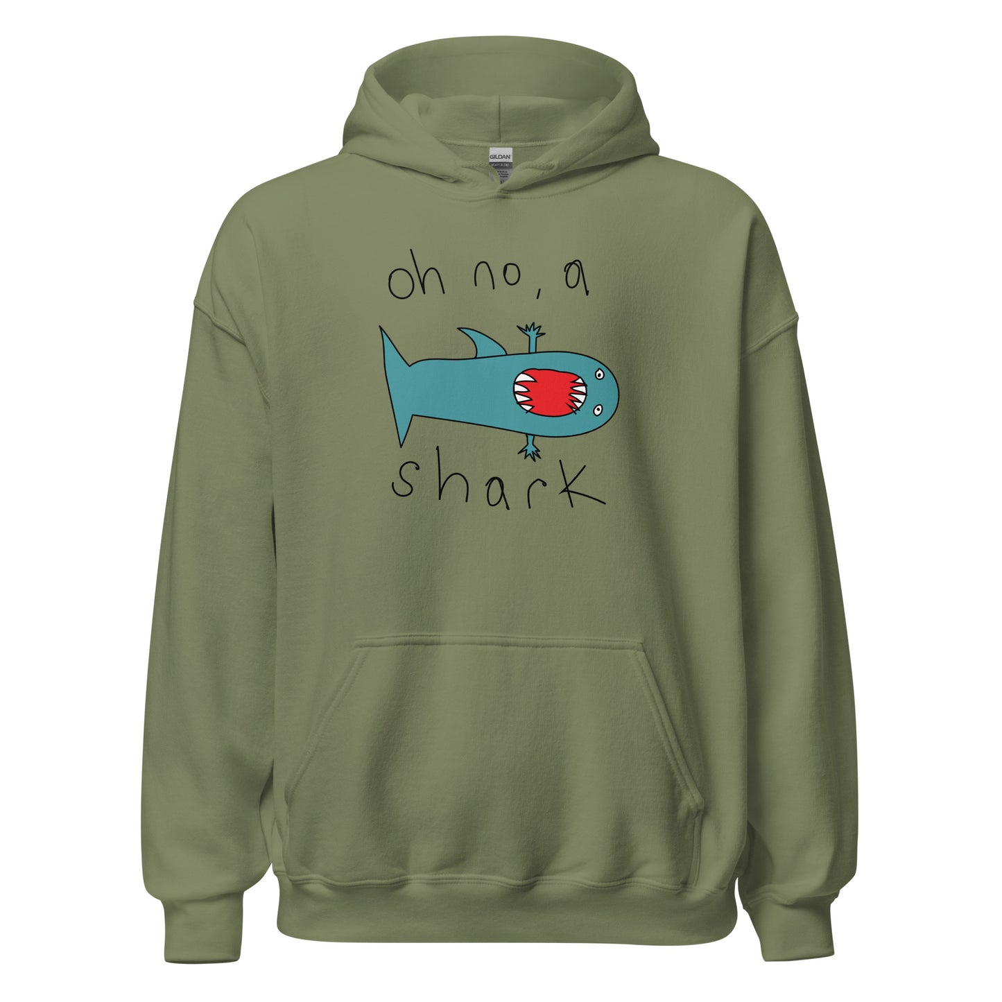 Oh no, a shark - Women's Hoodie