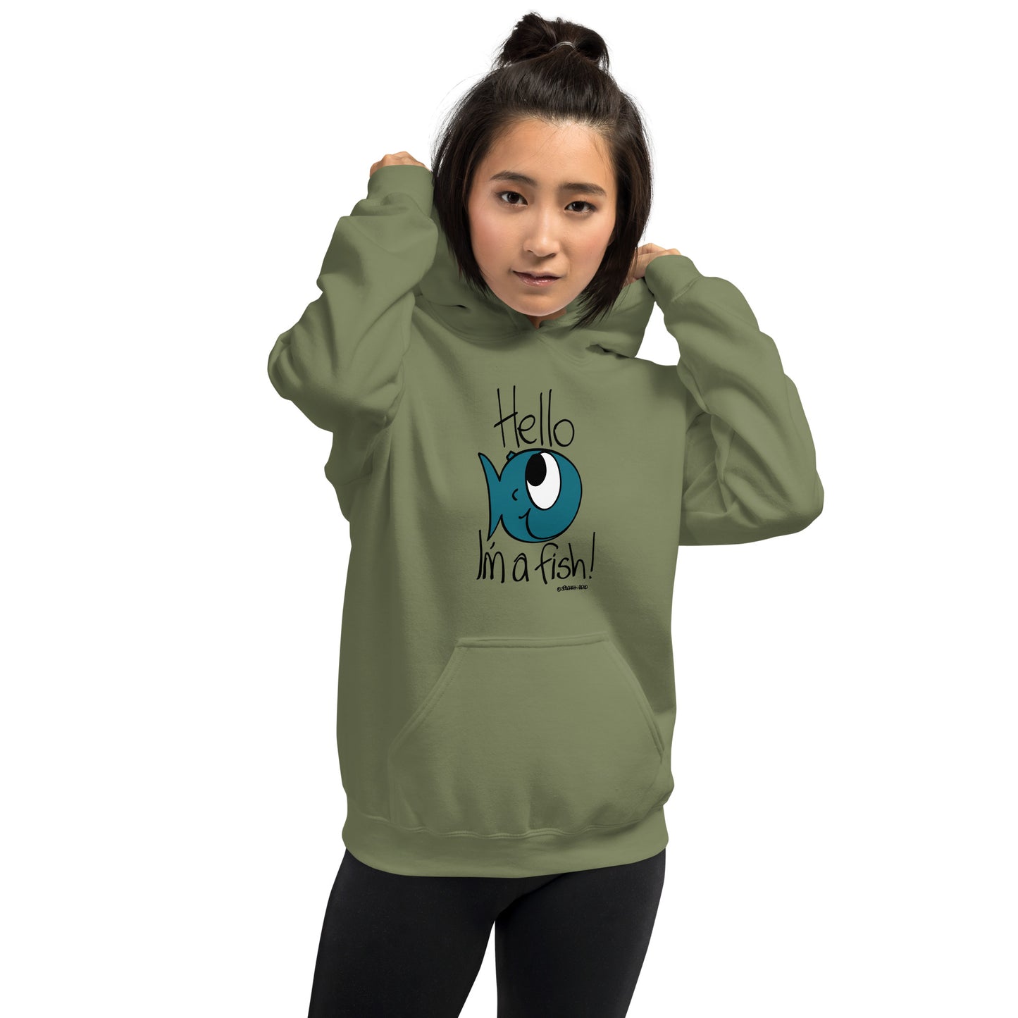 Hello, I'm a Fish! Women's Hoodie