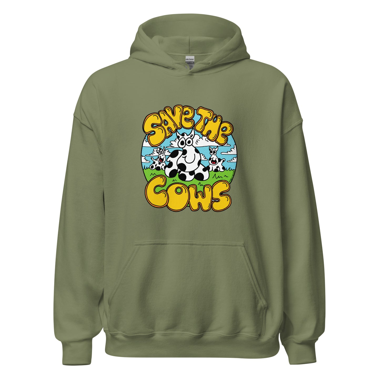 Save the Cows - Men's Hoodie