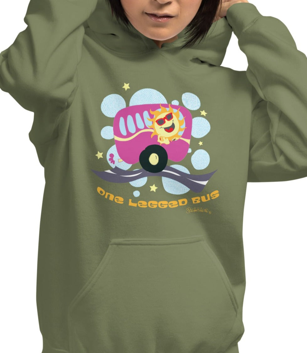 A one legged bus  Women's Hoodie