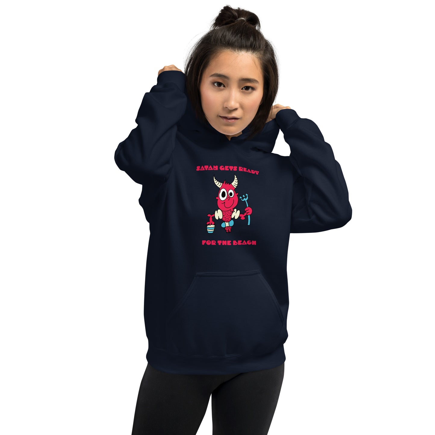 Satan gets ready for the beach - Women's Hoodie