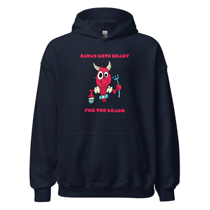 Satan gets ready for the beach - Women's Hoodie