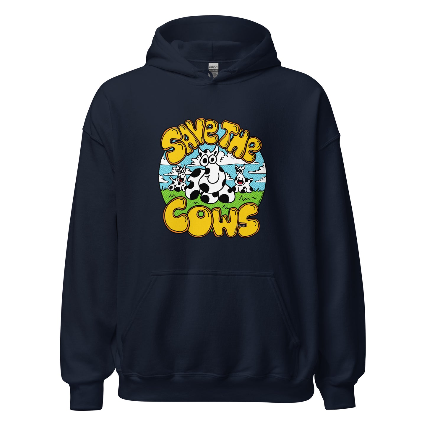 Save the Cows - Men's Hoodie