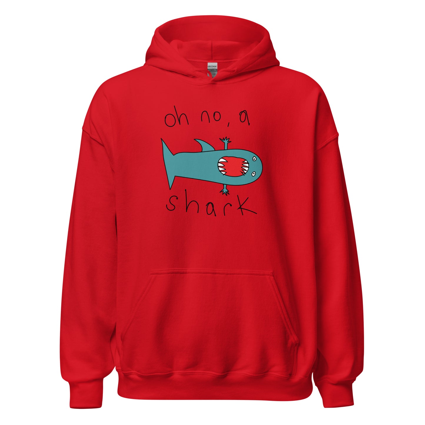 Oh no, a shark - Women's Hoodie