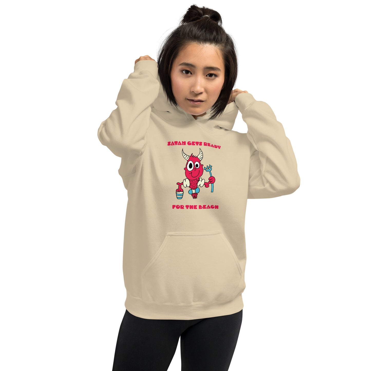 Satan gets ready for the beach - Women's Hoodie