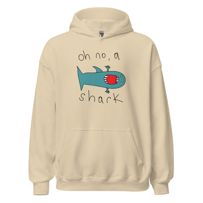 Oh no, a shark - Women's Hoodie