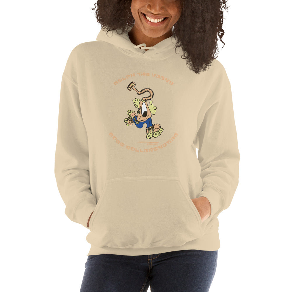 Ralph the Vacky goes rollerskating - Women's Hoodie