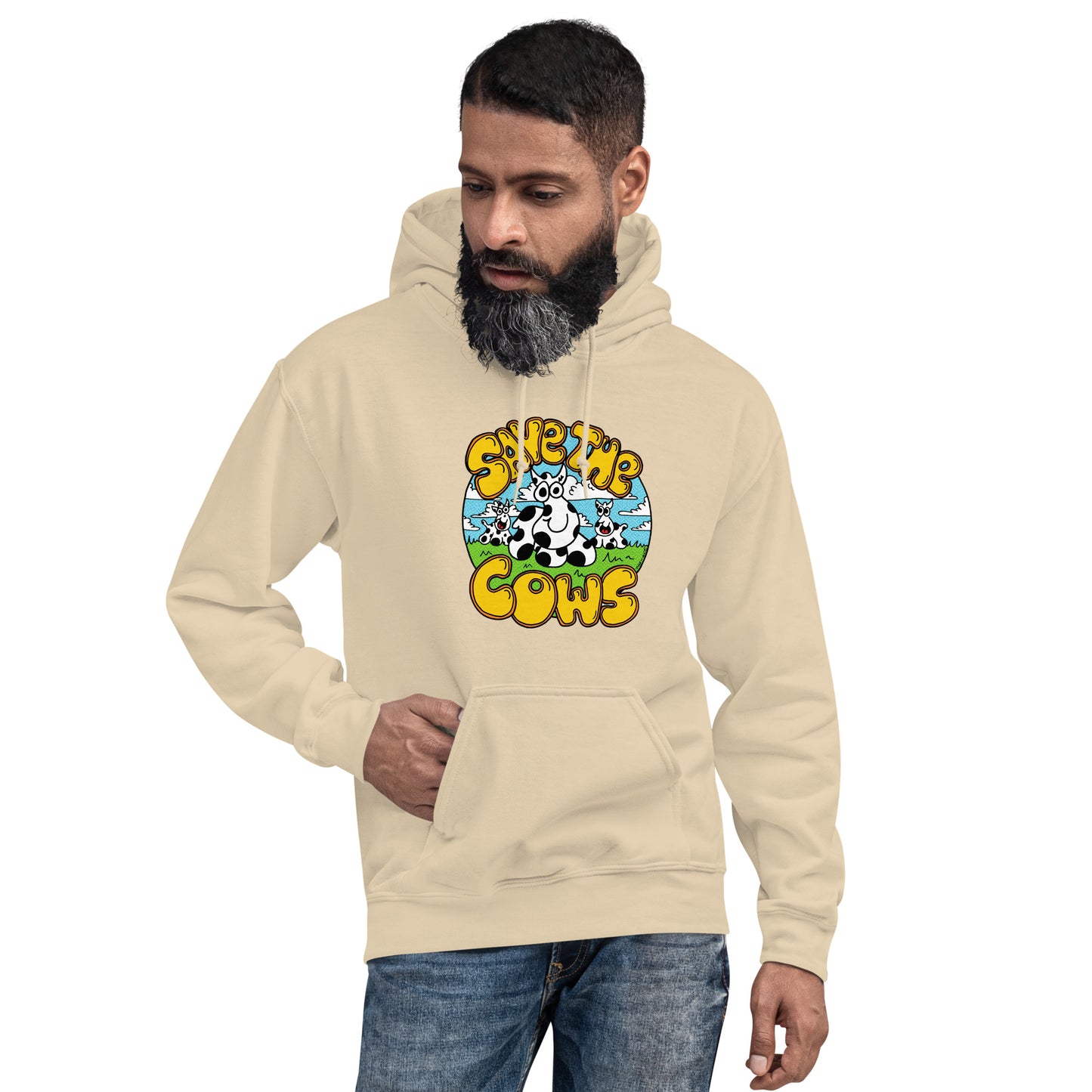 Save the Cows - Men's Hoodie