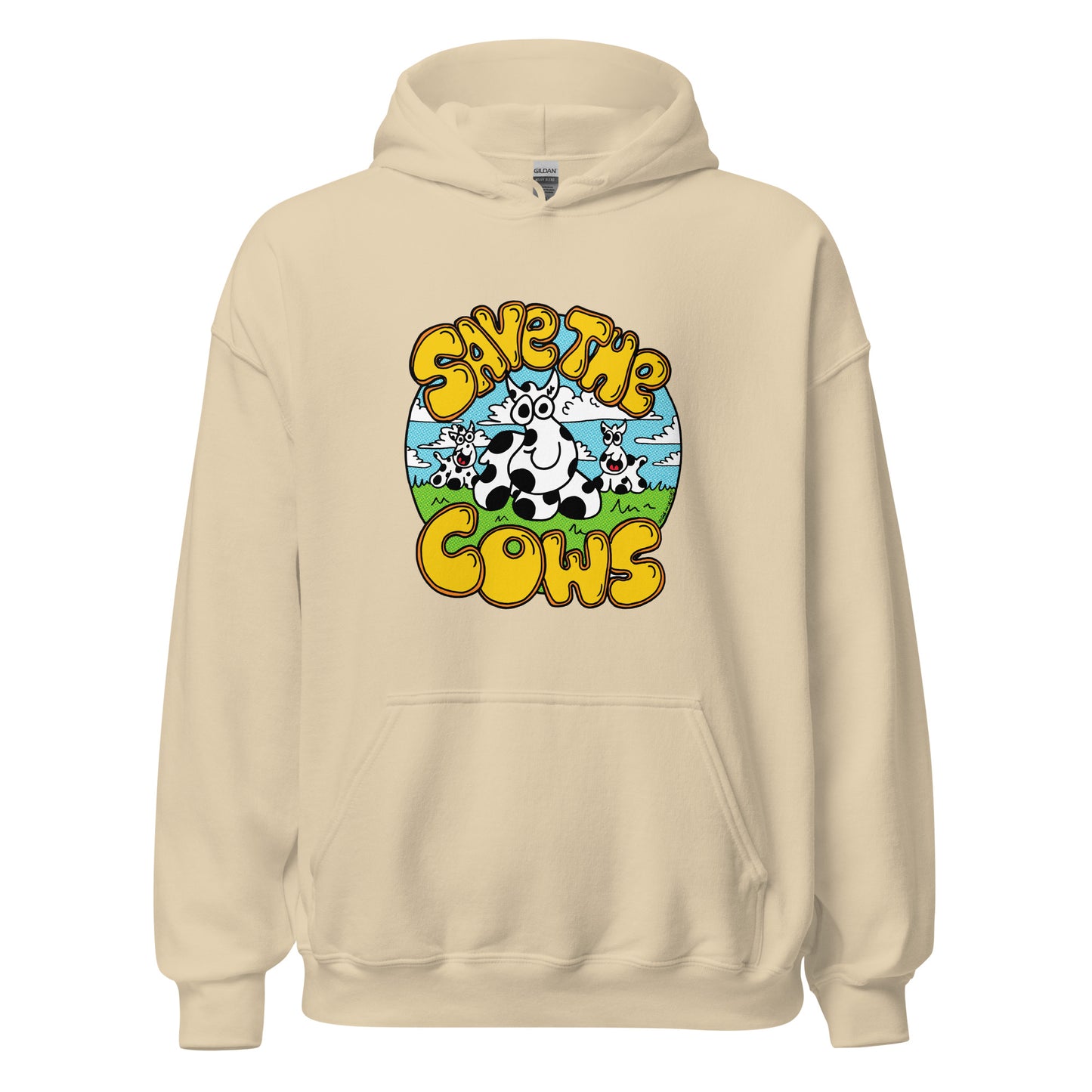 Save the Cows - Men's Hoodie