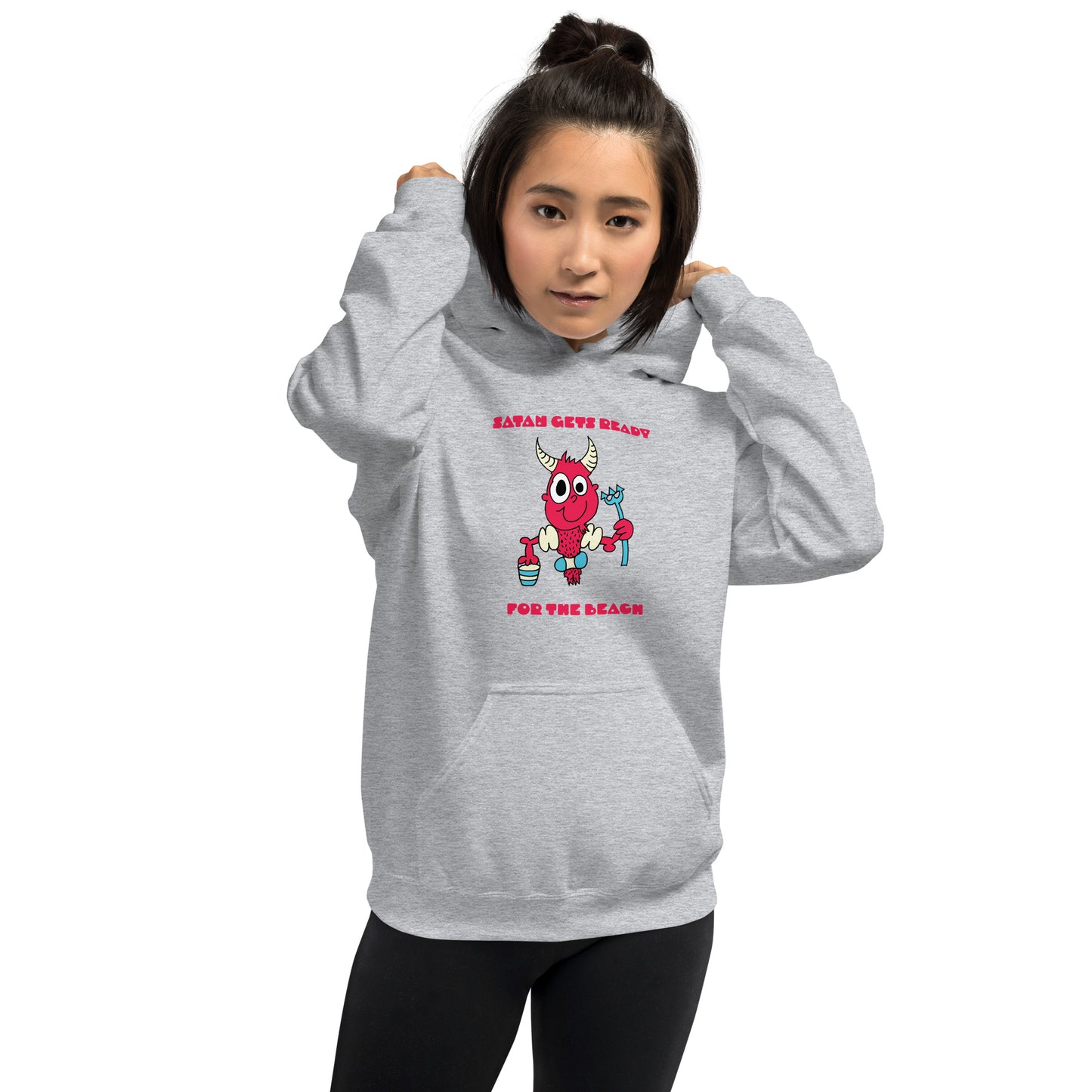 Satan gets ready for the beach - Women's Hoodie